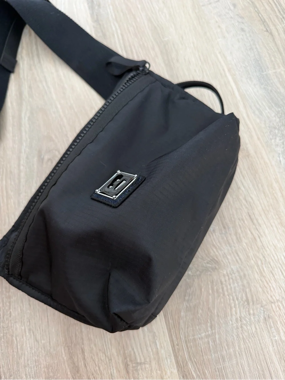 Acne Studios Black Nylon Crossbody Bag